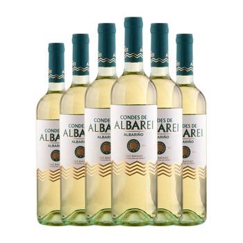 Condes De Albarei Vino Blanco Rías 75 Cl 12.5% Vol. (pack De 6 Unidades)