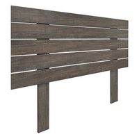 cabecero de madera reciclada dm estilo palet horizontal con patas 95x115cm camas 95 - roble amazonas