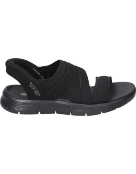Sandalias Slip Ins De Mujer Skechers 141482-bbk Color Negro 37