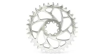 Plato alugear round elm direct mount sram 8 spindle 10 11 12 speed silver