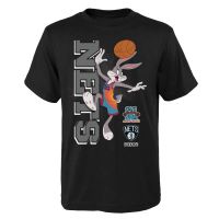 camiseta space jam 2 vertical tunes outerstuff - brooklyn nets junior