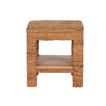 Mesita Auxiliar Fibra Teca 40x40x42 Natural