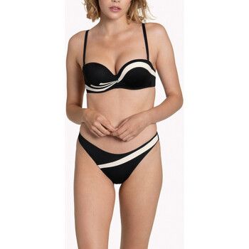Lisca Bañador Bañador escotado Guaraja negro para mujer