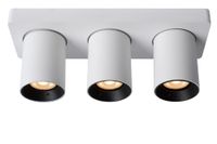 foco de techo de aluminio 3xgu10 mr16 blanco