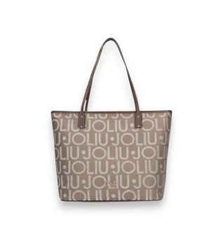 Liu Jo para mujer. AF6070-T769A Bolso Shopping Bag beige (OSFA), Casual, Poliéster