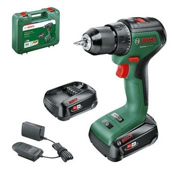 Taladro Atornillador Universal Drill 18v-60 - Bosch - Con 2 Baterías 18v 2.0ah - Al 18v-20 - 06039d7002