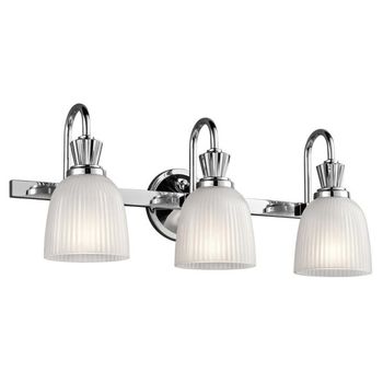 Aplique de pared para baños cora (3 luces)