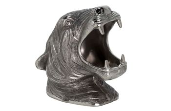 Champanera tigre aluminio plateado 26x24x29 cm