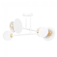 plafon de techo meltis blanco 4 luces