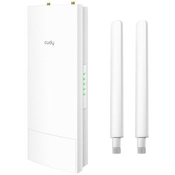 Repetidor WiFi Exterior Cudy RE1200 Doble Banda 867 Mbit/s IP65 BeamForming PoE Blanco