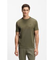 boss para hombre 50506373 camiseta clean verde s casual algodon manga corta