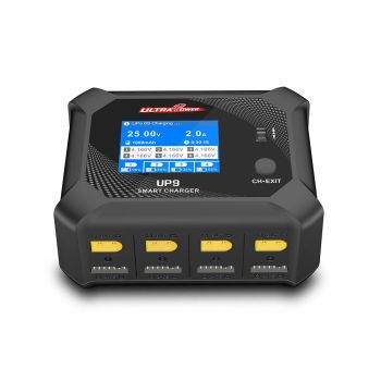 ULTRA POWER UP9 AC 100W DC 200W 5A*4 4 Puertos Cargador y Descargador de Baterías con Equilibrio LCD