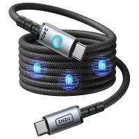 cable usb-c a usb-c iniu leopard magnetico 12 m trenzado 240 w negro