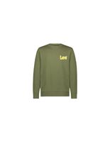 sudadera lee wobbly verde oliva hombre