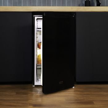 Cecotec Nevera Pequeña Frigorífico Mini Retro 91L 1 Puerta Bolero Coolmarket TT Origin 90 Black E. Frigorífico Sobremesa