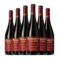 grandes vinos vino tinto monasterio de las vinas old vine carinena 75 cl 13 vol pack de 6 unidades