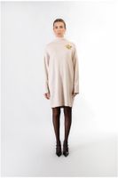 vestido sudadera con flores aplicadas butter