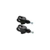 juntas de estriberas triumph thruxton 900 lsl pasajero negro par