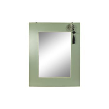 Espejo Abeto Mdf 70x2x90,5 Oriental Verde Jade