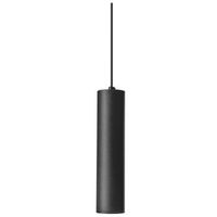 lampara colgante de metal sala de estar estilo industrial moderno negro devesa