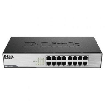 Switch D-Link DES-1016D 16 Puertos 10/100Mbps Sin Ventilador Kit 19