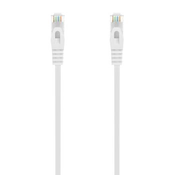 AISENS Cable de Red Latiguillo RJ45 LSZH Cat 6A 500 Mhz UTP AWG24 Blanco 0 5M
