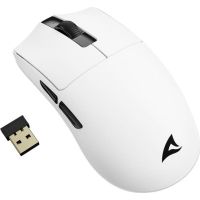 sharkoon fireglider one raton gaming cableado inalambrico 50g dpi ajustable blanco