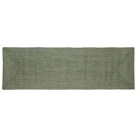 alfombras de area rectangular verde oliva 80 x 300 cm yute vidaxl