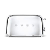 smeg tsf02sseu tostadora 4 rebanadas 1500w cromo