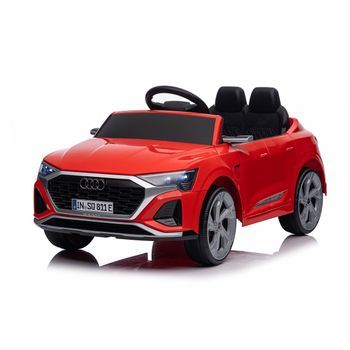 Audi Sq8 E-tron 12v Rojo - Coche Eléctrico Infantil Para Niños Batería 12v Con Mando Control Remoto