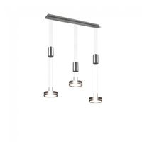 regleta de techo led franklin dimmable 3x9w