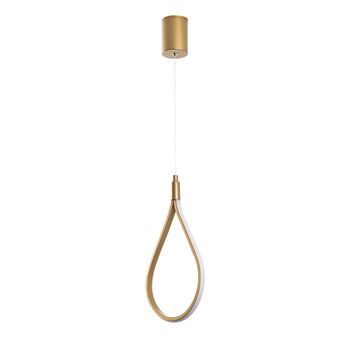 Lámpara De Techo Damla-13538 Oro Metal 23x50-100x10 Cm