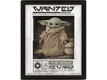 Póster 3D - Pyramid International, The Mandalorian: Wanted Child