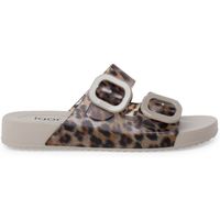 pisamonas chanclas sandalias habana doble hebilla animal print para mujer
