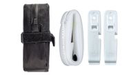 bolsa de sillin schwalbe slim   camara aerothan 700x28 35 mm  presta 80 mm    2 palancas de cubiertas