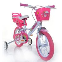 bicicleta de ninos unicorn rosa 14 dino bikes