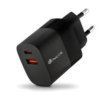 ngs bud 45w cargador gan de pared ultrarrapido de 45w con 2 puertos usb-c  usb-a