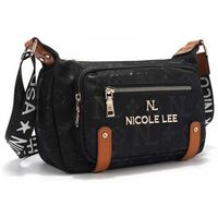 nicole lee bolso de mano bolso de hombro margot negro para mujer