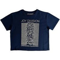 joy division tops y camisetas unknown pleasures para mujer
