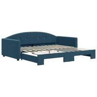 sofa cama nido terciopelo azul 100x200 cm vidaxl