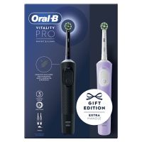 oral b vitality pro black and lilac duo pack