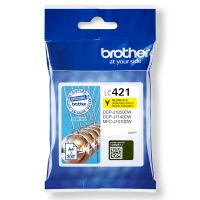 brother lc421y yellow original standard capacity ink cartridge