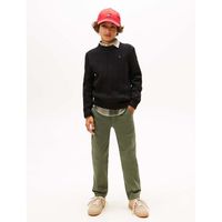 tommy hilfiger jersey cotton cable sweater para nino