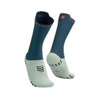 calcetines compressport pro v40 bike azul verde talla talla 1