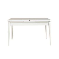 set mesa comedor extensible y sillas 4 piezas vina 1048 azul oscuro blanco