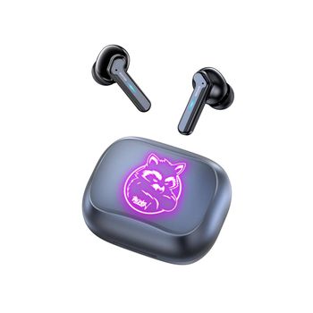 Buxton btw 8200 racoon - auriculares intrauditivos inalámbricos con estuche de carga, blancos