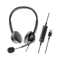 axtel axh-aceucd auricular y casco auriculares alambrico diadema oficinacentro de llamadas usb type-c  usb type-a negro