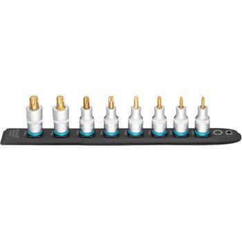 Hazet 992t-sr/8 Smartrail ∙ Conector De Cable De Plástico Flexible ∙ Cuadrado Hueco 1/2 Pulgadas (12,5 Mm) ∙ Perfil Torx® Interior ∙ T20 ∙ T25 ∙ T30 ∙ T40 ∙ T45 ∙ T50 ∙ T55 ∙ T60 ∙ Número De Herramientas: 8