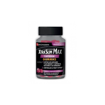 Forté Pharma Xtra Slim Max 60 Gummies Sabor Frambuesa
