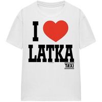 taxi tops y camisetas i heart latka para mujer
